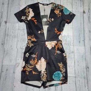 MissGuilded Floral Romper Dress Size 4